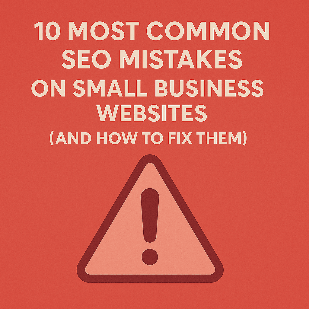 10 Most Common SEO Mistakes on Small Business Websites (And How to Fix Them)